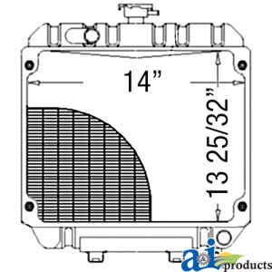 KU20004    Radiator---Replaces 66418-58700